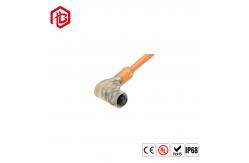 China M12 IP65 IP67 IP68 waterproof power connector cable m12 connector supplier