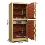 Germany 3D Laser Cutting Technology Commercial Safe Box With Removable Shelves H1580mm for sale
