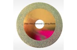 China 150mm Electroplated Diamond Tools Ultra Thin Electroplated Diamond Blade supplier
