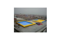 China Commercial Grade Kids Inflatable Pool of Square Shape supplier