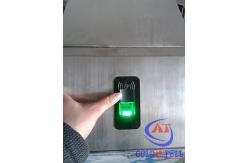 China Automatically Tripod Turnstile Gate , Rotary drop arm barrier Fingerprint Recognition Controlled supplier