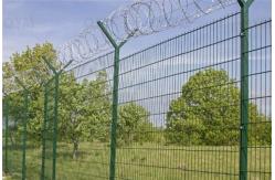 China Q195 Or Q235 Prison Barbed Wire Fence Anti Climb Security Fence supplier