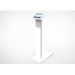 Rugged iPad  Tablet Security Metal Kiosk With Extra Large Base For Auto Exhibition for sale