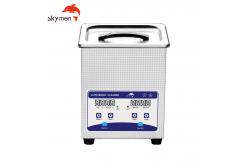 China 60W FCC Touch Key Jewelry Ultrasonic Cleaner 40khz Skymen With Heater Timer supplier