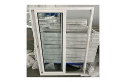 China Fiberglass Fly Screen Aluminium Sliding Window And Door White Double Glass Windows supplier