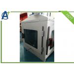 Single Flame Source Test Flammability Tester EN ISO 11925-2 and DIN 53438 for sale