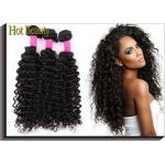12 Inch 5A Virgin Unprocessed Brazilian Curly Hair Deep Wave Human Hair Extensions for sale