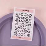 Waterproof Digital Printing Cartoon Sticker Sheet For Business for sale