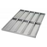 RK Bakeware China Foodservice NSF 49015 Glaze Aluminum Sub Sandwich Roll Pan Baking Tray for sale