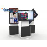 Shopping Mall Use Flip Monitor Display Multi Touch Screen 60000Hrs Life Cycle for sale