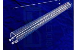 China Furnace Quartz Tubing With Large Quartz Flanges And Quartz Joints supplier