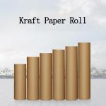 Waterproof Greaseproof Kraft Wrapping Paper Roll Offset Printing for sale