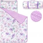 Polyester Comfortable Kindergarten Sleep Mat Nap Pads For Preschool With Detachable Blanket for sale