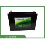 24V 50AH 1kHz Lithium Iron Phosphate Battery MSDS For Leisure for sale