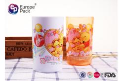 China Customized Printing Strong Childrens Plastic Mugs Without Holder  270ml 9.5OZ supplier