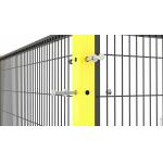 Temporary Removable Metal Wire Mesh Fencing Galvanized 1.2M For Workshop / Warehouse for sale