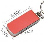 360 Degrees Twist USB Drive Laser Logo Metal Fast Speed USB Flash Drive for sale