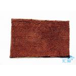 Customized Grey Durable Non Slip Shower Mat Eco-Friendly / Large Bathroom Rugs for sale