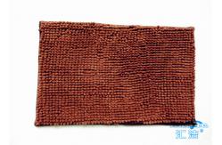 China Customized Grey Durable Non Slip Shower Mat Eco-Friendly / Large Bathroom Rugs supplier