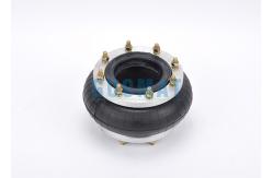 China Rubber Industrial Air Spring Air Isolator Convoluted With Flange Ring 260130H-1 supplier