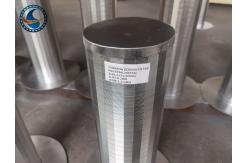 China Wedge Wire Ss 316l Water Well Screen Pipe Slotted For Sugar Mills supplier