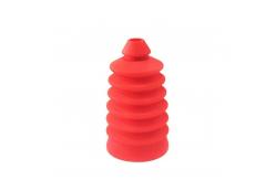 China Rubber Corrugated Pipe Jacket Dustproof Durable Custom Silicone Rubber Sleeve supplier