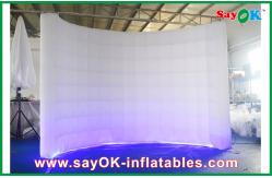 China Inflatable Family Tent Self Standing Blow-Up Wall Inflatable Partition With Led Lights supplier