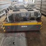 5 Tons Battery Transfer Trolley , Maintenance Free Battery Electric Flat Car for sale