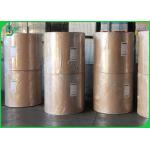 Bag material 60g to 120g Brown Kraft Food Packaging Paper Rolls 120cm Width
