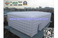 China Custom 42 Foot White Inflatable Event Tent , Inflatable Family Camping Tent supplier