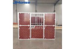 China 4m Temporary Horse Stables Light Duty Portable Durable Red Color Galvanized supplier
