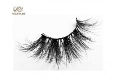 China Natural Black 7D Effect 24mm Permanent Eyelash Extensions supplier
