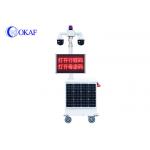 Mobile Sentry Solar Surveillance Trailer IP65 For Epidemic Prevention Monitoring