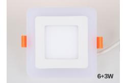 China 2835 SMD IP44 6500K Recessed Cri80 Led Panel Downlight supplier