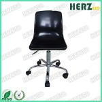 Black Plastic Black Ergonomic Industrial Chairs With Grounding Conductive Metal Chain for sale
