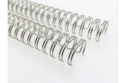 China 1-1/4 Gold Plated / Nylon Covered Twin Loop Bookbinding Wire supplier