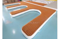 China Drop Stitch 0.9mm PVC Inflatable Floating Jet Ski Dock supplier
