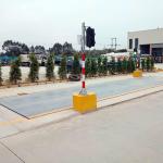 Concrete Foundaction Digital Truck Scale Weighbridge , Electronic Weighbridge 60 Ton for sale