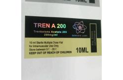 China OEM Printing PET Pharmaceutical 10ml Glass Vial Labels supplier