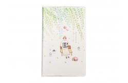 China Novelty Custom Soft Cover Notebooks And Journals Frosted Plastic Book Cover supplier