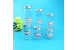 China 5.5cm Diameter 130ml 690ml Plastic Screw Cap Jars supplier