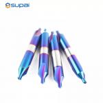 Solid Carbide Center Drill Bit 30 60  90 120 Degree With Coating For Steel for sale