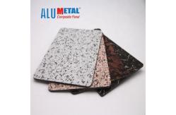 China 5000mm Marble Aluminum Composite Panel AA1100 8mm Wood Grain Acp Exterior Cladding supplier