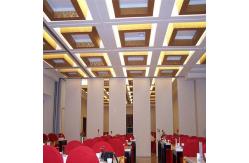 China Acoustic Office Villa Sliding Door Movable Partition Walls With Fabric Melamine supplier