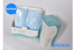 China Doctor Mouth Mask Three Layers Disposable Surgical Mask With Earloops supplier