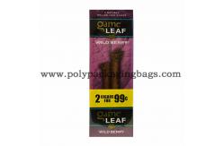 China Flat Shape Aluminum Foil Laminated Cigar Wrap Bag With Zipper supplier