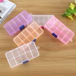 10 Grids Plastic Household Storage Container Organizer box for Jewelry Earring Bead for sale