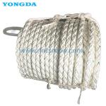 China ISO10556 8-Strand High Strength Braided Polyester And Polyolefin Dual Fibre Rope factory