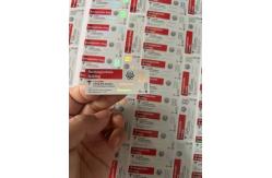 China Semaglutide 1mg Small Vial Labels 5x2cm Hologram Laser Effect 2ml 3ml Vial Labels supplier