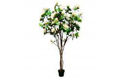 China 210cm Artificial Magnolia Tree For House Office Long Lasting Evergreen Plants supplier